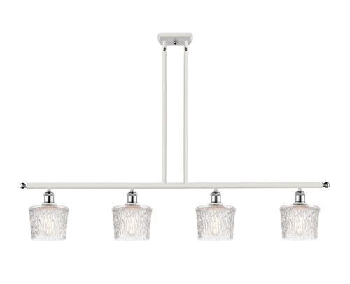 Innovations - 516-4I-WPC-G402 - Four Light Island Pendant - Ballston - White Polished Chrome