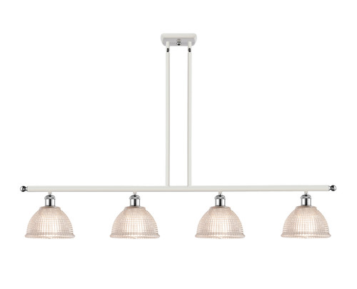 Innovations - 516-4I-WPC-G422 - Four Light Island Pendant - Ballston - White Polished Chrome