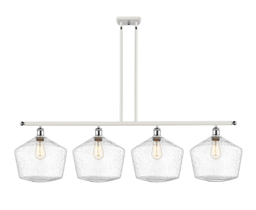 Innovations - 516-4I-WPC-G654-12 - Four Light Island Pendant - Ballston - White Polished Chrome