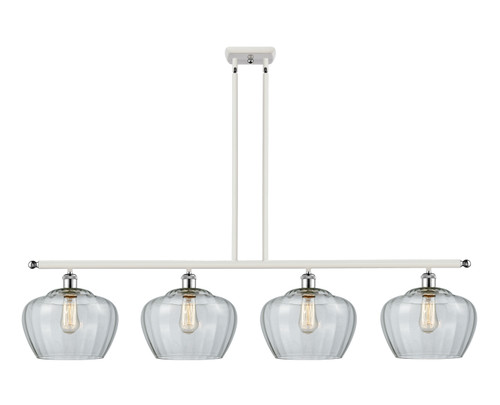 Innovations - 516-4I-WPC-G92-L-LED - LED Island Pendant - Ballston - White Polished Chrome