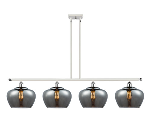 Innovations - 516-4I-WPC-G93-L-LED - LED Island Pendant - Ballston - White Polished Chrome