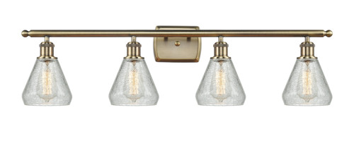 Innovations - 516-4W-AB-G275 - Four Light Bath Vanity - Ballston - Antique Brass