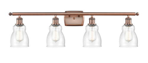 Innovations - 516-4W-AC-G394 - Four Light Bath Vanity - Ballston - Antique Copper