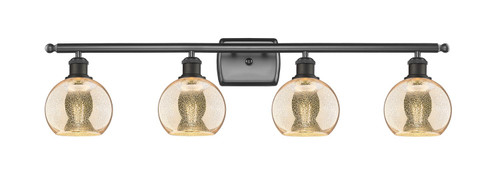 Innovations - 516-4W-OB-G128-6 - Four Light Bath Vanity - Ballston - Oil Rubbed Bronze