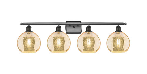 Innovations - 516-4W-OB-G128-8 - Four Light Bath Vanity - Ballston - Oil Rubbed Bronze