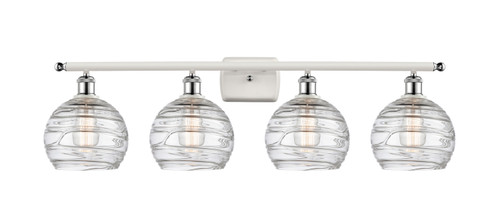 Innovations - 516-4W-WPC-G1213-8-LED - LED Bath Vanity - Ballston - White Polished Chrome