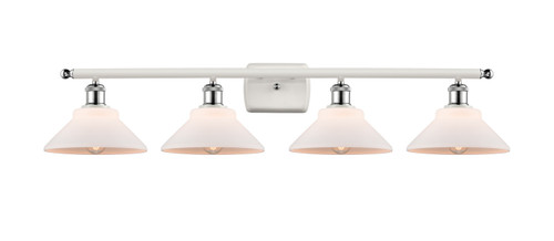Innovations - 516-4W-WPC-G131 - Four Light Bath Vanity - Ballston - White Polished Chrome