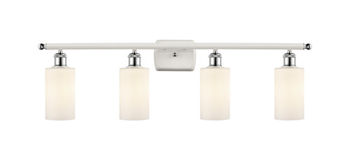 Innovations - 516-4W-WPC-G801 - Four Light Bath Vanity - Ballston - White Polished Chrome