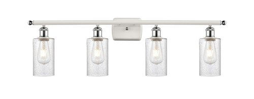 Innovations - 516-4W-WPC-G804 - Four Light Bath Vanity - Ballston - White Polished Chrome