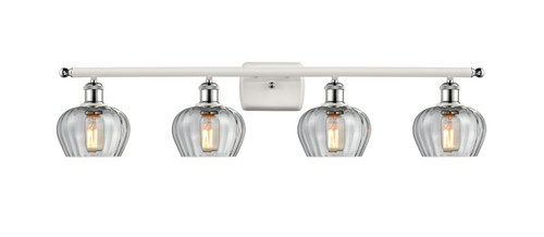Innovations - 516-4W-WPC-G92 - Four Light Bath Vanity - Ballston - White Polished Chrome