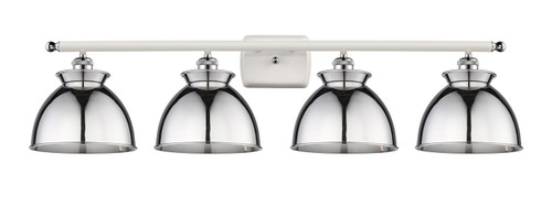 Innovations - 516-4W-WPC-M14-PC - Four Light Bath Vanity - Ballston - White Polished Chrome