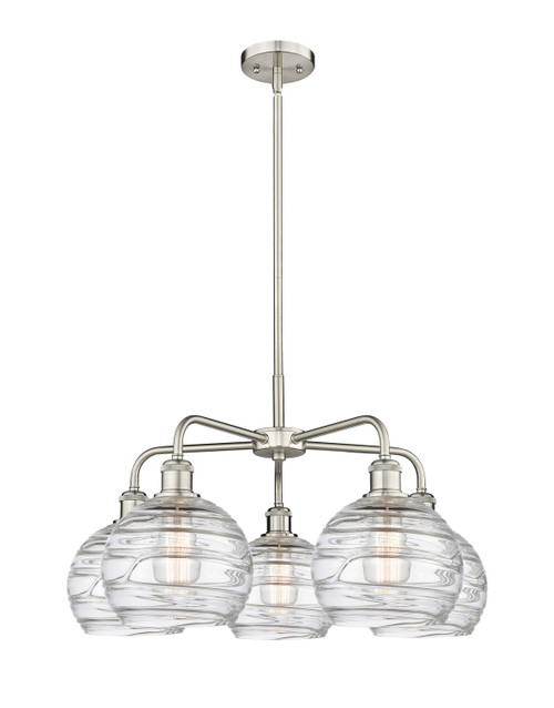 manufacturer_finish:Satin Nickel|manufacturer_glass:Clear Athens Deco Swirl|light_output:220.00lm|color_temperature:2200K|cri:99