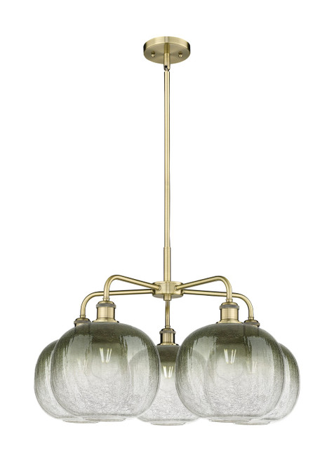 Innovations - 516-5CR-AB-G481-10SL - Five Light Chandelier - Ballston - Antique Brass