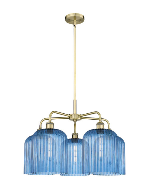 Innovations - 516-5CR-AB-G559-8BL - Five Light Chandelier - Ballston - Antique Brass