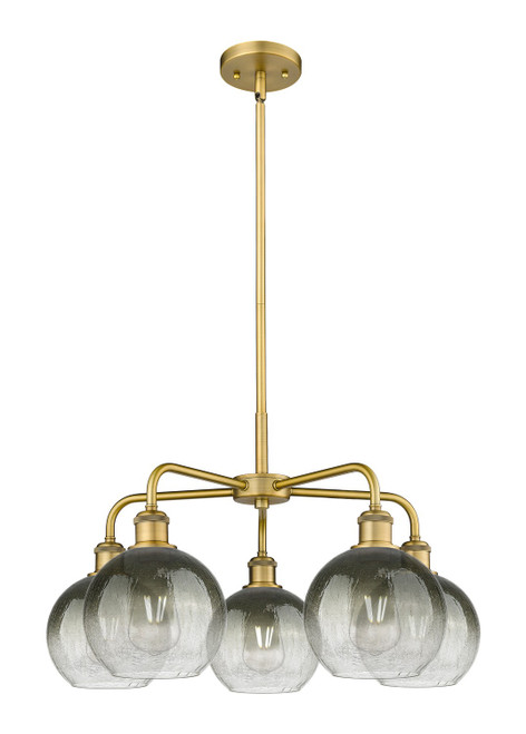 Innovations - 516-5CR-BB-G483-8SL - Five Light Chandelier - Ballston - Brushed Brass