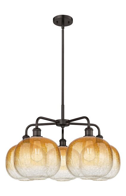 Innovations - 516-5CR-OB-G481-10AM - Five Light Chandelier - Ballston - Oil Rubbed Bronze
