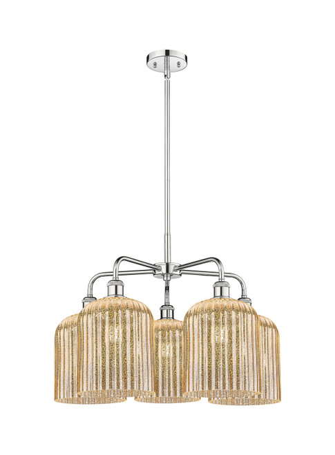 Innovations - 516-5CR-PC-G559-8ME - Five Light Chandelier - Ballston - Polished Chrome