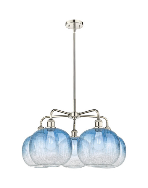 Innovations - 516-5CR-PN-G481-10SB - Five Light Chandelier - Ballston - Polished Nickel