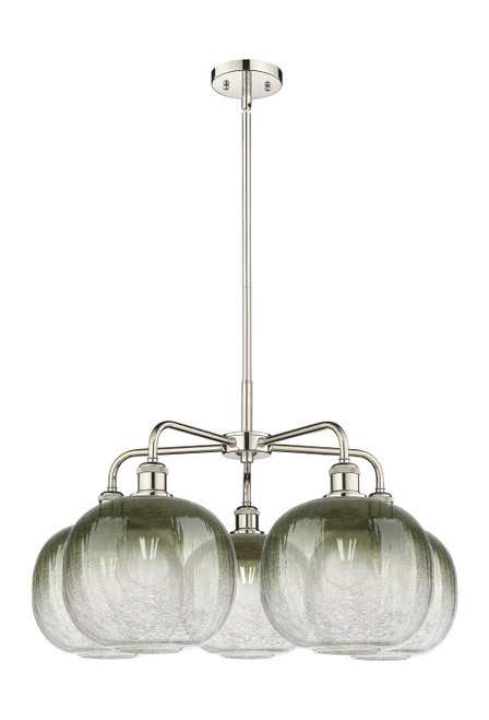 Innovations - 516-5CR-PN-G481-10SL - Five Light Chandelier - Ballston - Polished Nickel
