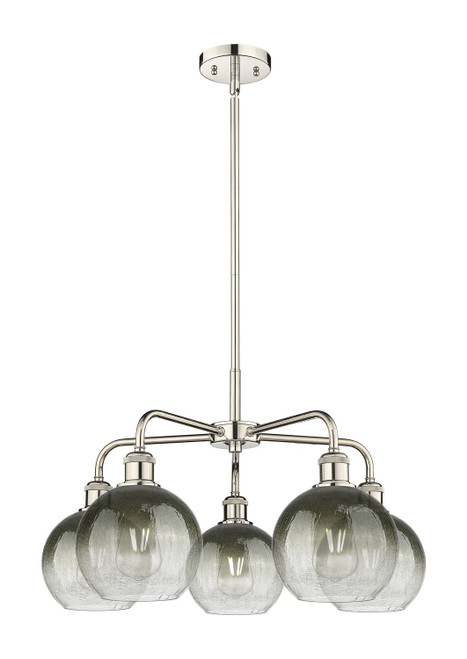 Innovations - 516-5CR-PN-G483-8SL - Five Light Chandelier - Ballston - Polished Nickel