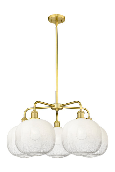Innovations - 516-5CR-SG-G481-10OP - Five Light Chandelier - Ballston - Satin Gold
