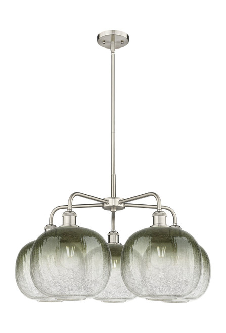Innovations - 516-5CR-SN-G481-10SL - Five Light Chandelier - Ballston - Satin Nickel