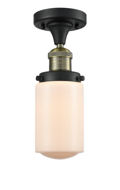 Innovations - 517-1CH-BAB-G311-LED - LED Semi-Flush Mount - Franklin Restoration - Black Antique Brass