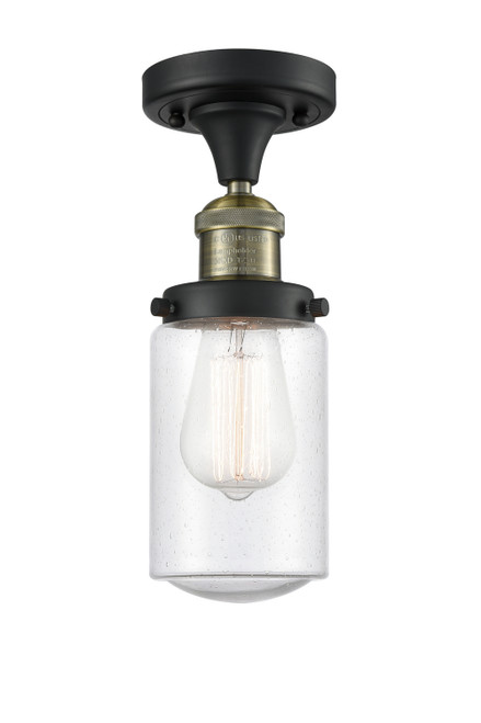Innovations - 517-1CH-BAB-G314-LED - LED Semi-Flush Mount - Franklin Restoration - Black Antique Brass
