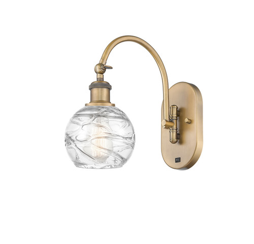 manufacturer_finish:Brushed Brass|manufacturer_glass:Clear Athens Deco Swirl|light_output:220.00lm|color_temperature:2200K|cri:99