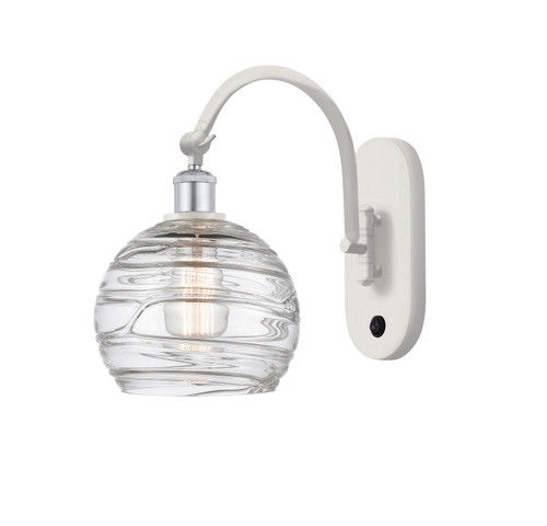 Innovations - 518-1W-WPC-G1213-8-LED - LED Wall Sconce - Ballston - White Polished Chrome