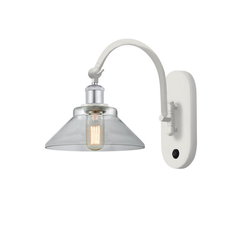 Innovations - 518-1W-WPC-G132-LED - LED Wall Sconce - Ballston - White Polished Chrome