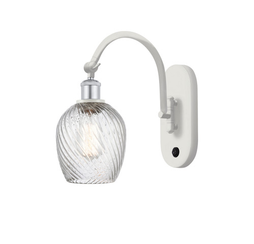 Innovations - 518-1W-WPC-G292 - One Light Wall Sconce - Ballston - White Polished Chrome