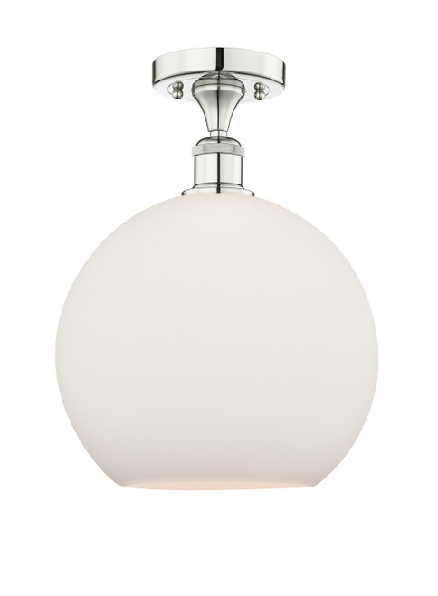 manufacturer_finish:Polished Nickel|manufacturer_glass:Cased Matte White Athens|light_output:220.00lm|color_temperature:2200K|cri:99