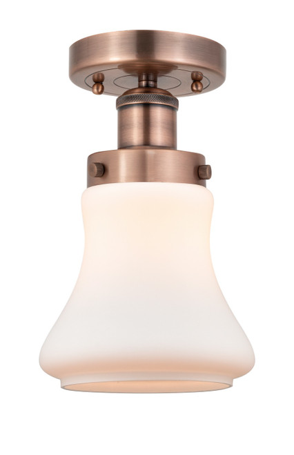 Innovations - 616-1F-AC-G191 - One Light Semi-Flush Mount - Edison - Antique Copper