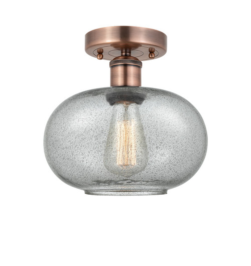 Innovations - 616-1F-AC-G247 - One Light Flush Mount - Edison - Antique Copper