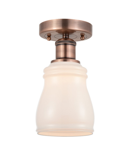 Innovations - 616-1F-AC-G391 - One Light Semi-Flush Mount - Edison - Antique Copper