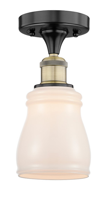 Innovations - 616-1F-BAB-G391 - One Light Semi-Flush Mount - Edison - Black Antique Brass