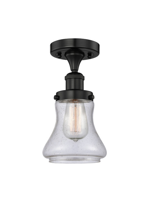 Innovations - 616-1F-BK-G194 - One Light Semi-Flush Mount - Edison - Matte Black