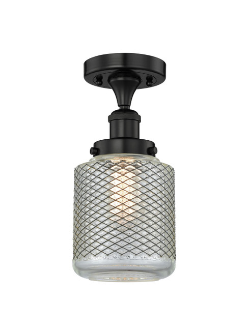 Innovations - 616-1F-BK-G262 - One Light Semi-Flush Mount - Edison - Matte Black