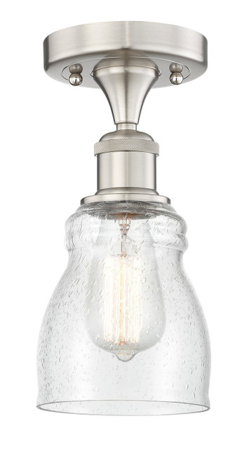 Innovations - 616-1F-SN-G394 - One Light Semi-Flush Mount - Edison - Brushed Satin Nickel