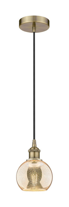 Innovations - 616-1P-AB-G128-6 - One Light Mini Pendant - Edison - Antique Brass