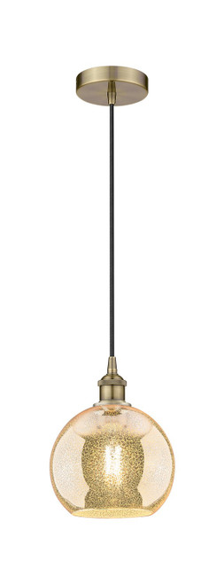 Innovations - 616-1P-AB-G128-8 - One Light Mini Pendant - Edison - Antique Brass