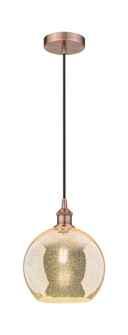 Innovations - 616-1P-AC-G128-10 - One Light Mini Pendant - Edison - Antique Copper