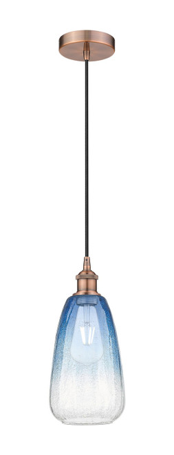 Innovations - 616-1P-AC-G480-6SB - One Light Mini Pendant - Edison - Antique Copper