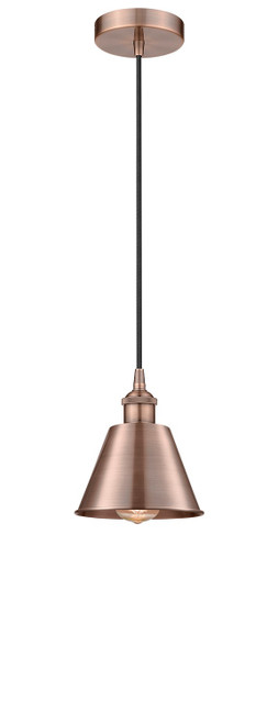 Innovations - 616-1P-AC-M8-AC - One Light Mini Pendant - Edison - Antique Copper