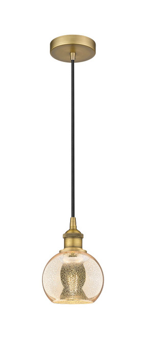 Innovations - 616-1P-BB-G128-6 - One Light Mini Pendant - Edison - Brushed Brass