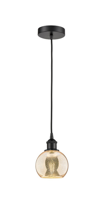 Innovations - 616-1P-BK-G128-6 - One Light Mini Pendant - Edison - Matte Black