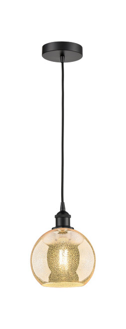 Innovations - 616-1P-BK-G128-8 - One Light Mini Pendant - Edison - Matte Black