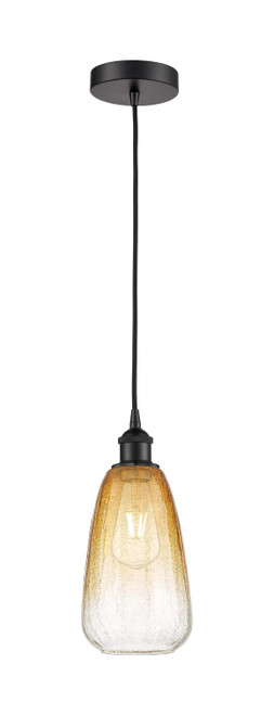 Innovations - 616-1P-BK-G480-6AM - One Light Mini Pendant - Edison - Matte Black