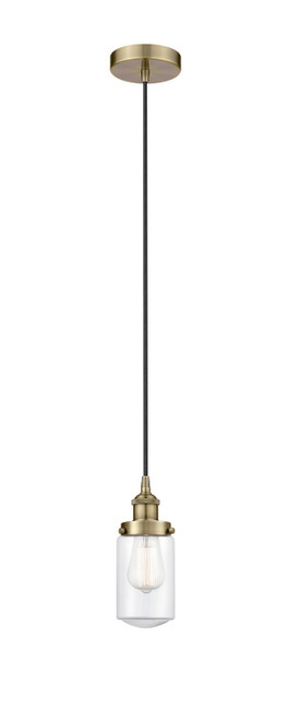 Innovations - 616-1PH-AB-G312 - One Light Mini Pendant - Edison - Antique Brass